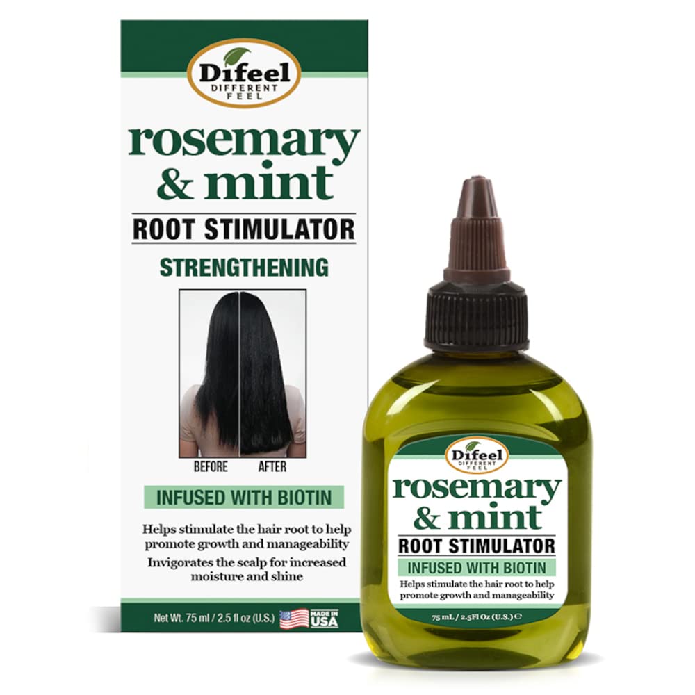 Difeel Rosemary and Mint Premium Hair Oil with Biotin 7.1 oz. - Natural Rosemary Oil for Hair Growth & Biotin